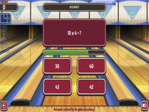 Super Maths Bowling Multiplication