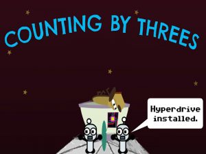 Scratch Garden Counting by 3s