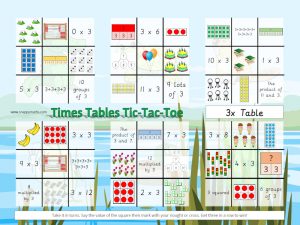 3x Table Tic-Tac-Toe