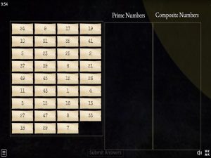 Prime Number Sort (Within 50)