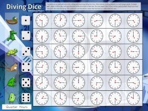 Quarter Hours Diving Dice
