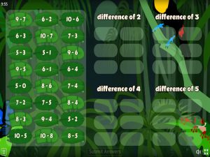 Subtraction Sort (Within 10)