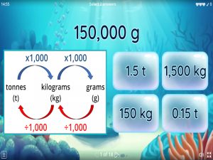 Metric Mass Conversion Quiz